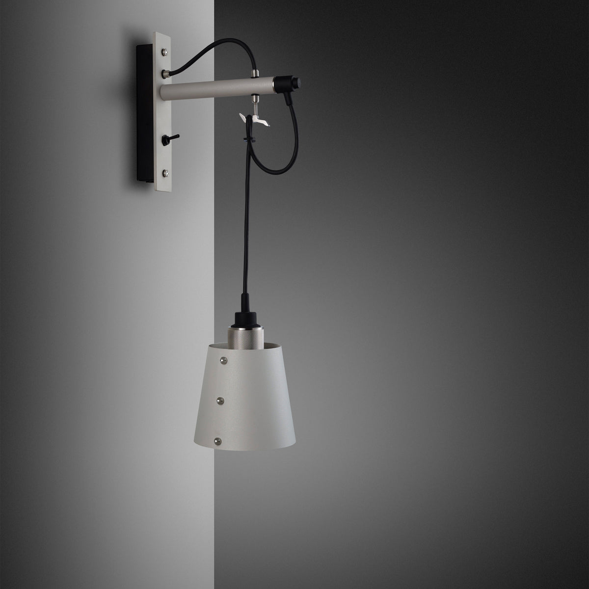 BUSTER + PUNCH® - HOOKED WALL / SMALL - STONE BASE / STEEL