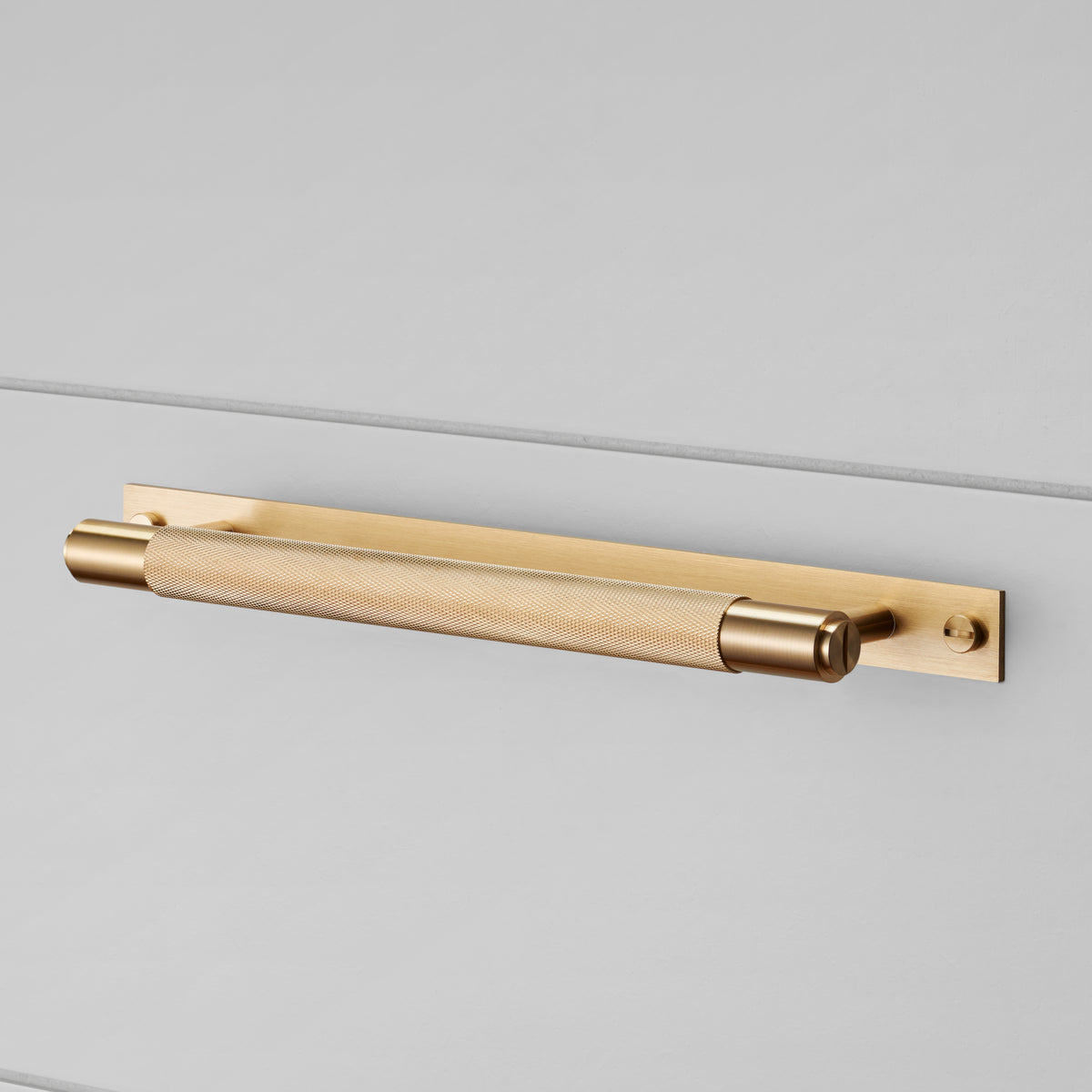 BUSTER + PUNCH® - PULL BAR / PLATE / CROSS 200mm / SMALL - BRASS - bilde 2