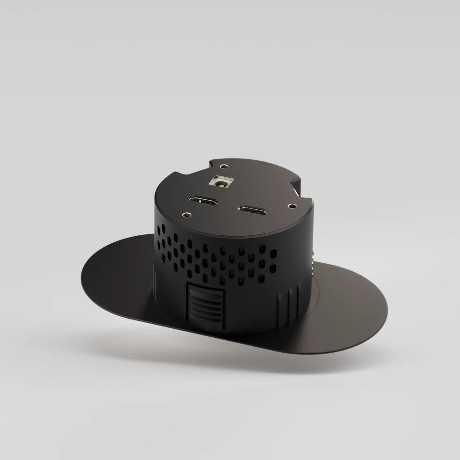 Zens PuK Combi HDMI – innfelt docking og Qi2-lader