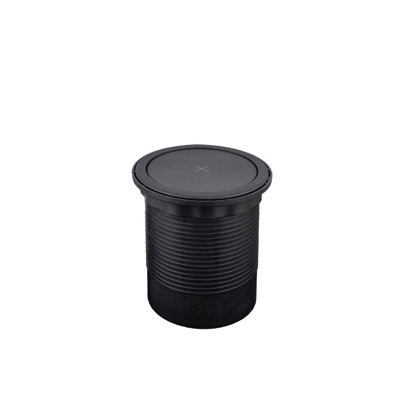 POWERBOX - 4 Stikk + 2 USB (3,1A) + 2 CAT6 + Qi-lader (2A) - MATT SORT - 2HOME.NO®