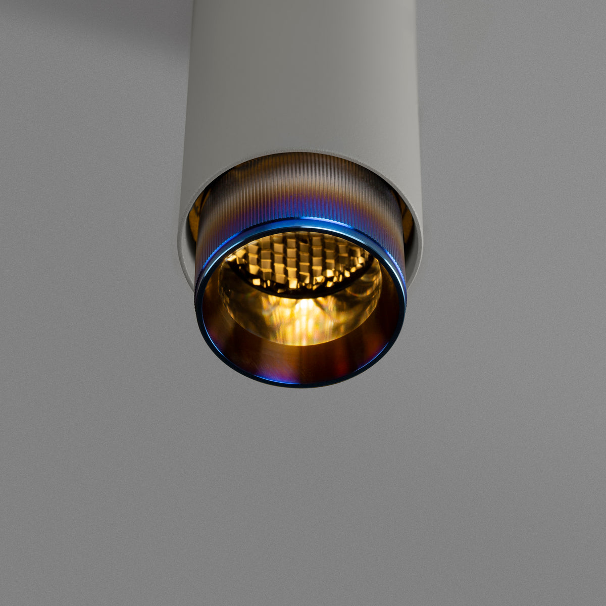 EXHAUST PENDANT / LINEAR / STONE / BURNT STEEL - BUSTER + PUNCH®