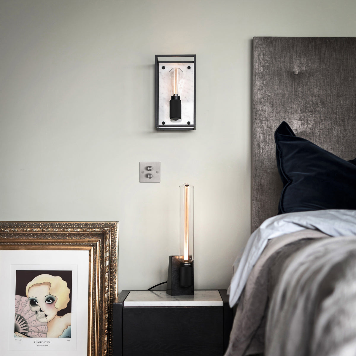 BUSTER + PUNCH® - CAGED WALL / MEDIUM - WHITE MARBLE - bilde 3