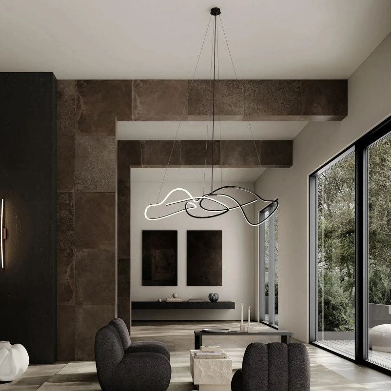 101 Copenhagen - PENDEL LAMPE - Ghost Chandelier - Big - Burned Black - bilde 2