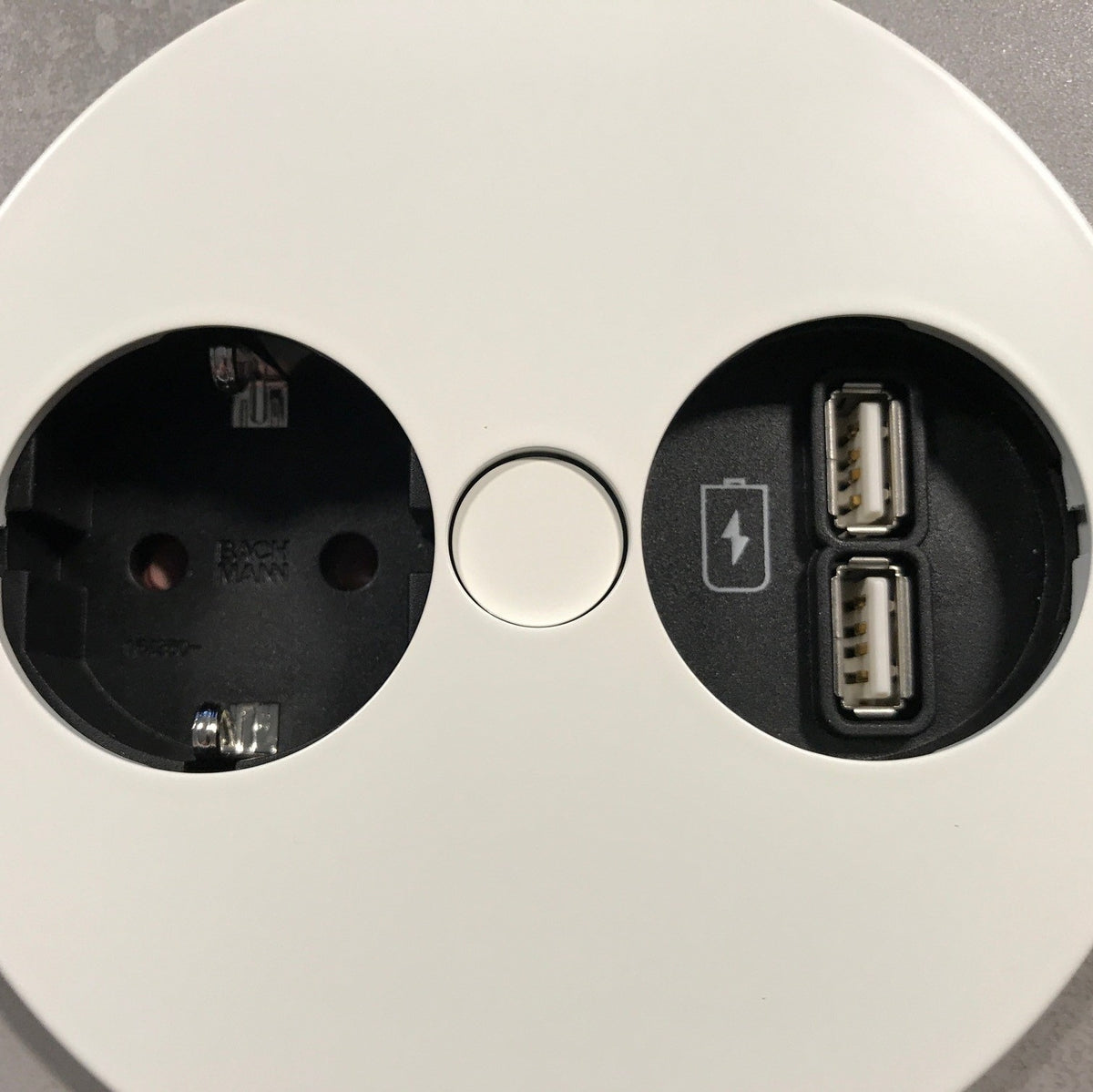 TWIST | 1 STIKK + 2 USB-A | MATT HVIT - bilde 3