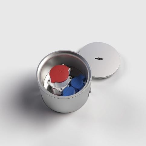 7012A1 | RUND GULVBOKS | 2 STIKK + 1 CEE 5/16A 400V / 6h | IP67 - Utendørs - STEEL - bilde 3