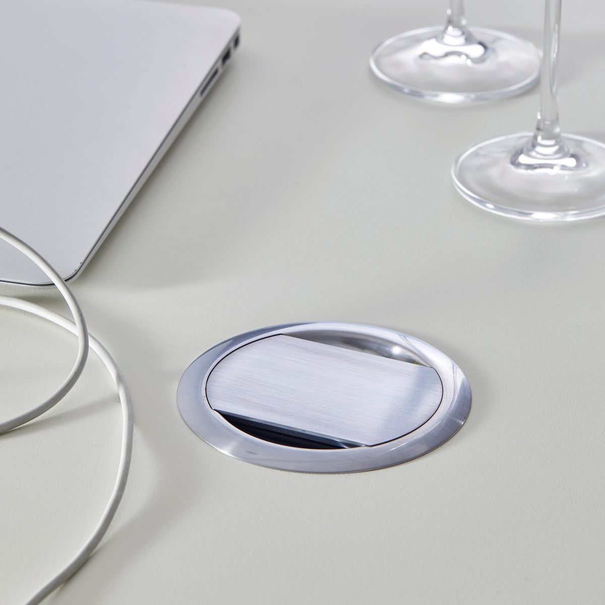 BRICK | 3 STIKK + 2 USB-A (10W) | STAINLESS STEEL - SFL