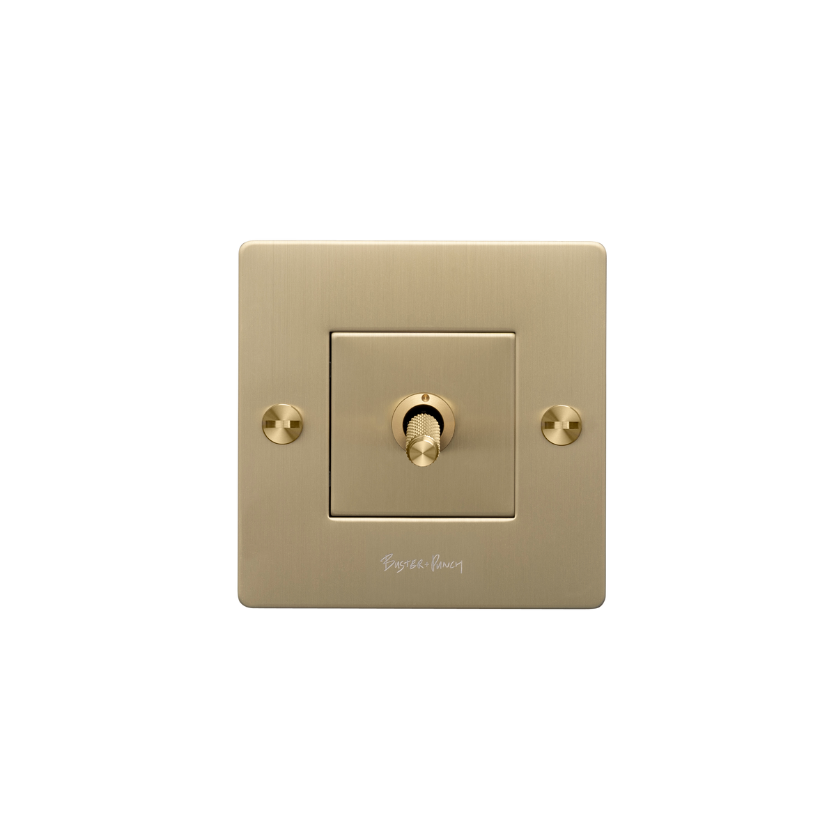 BUSTER + PUNCH® EU | 1G Enkel impuls vippebryter | Brass