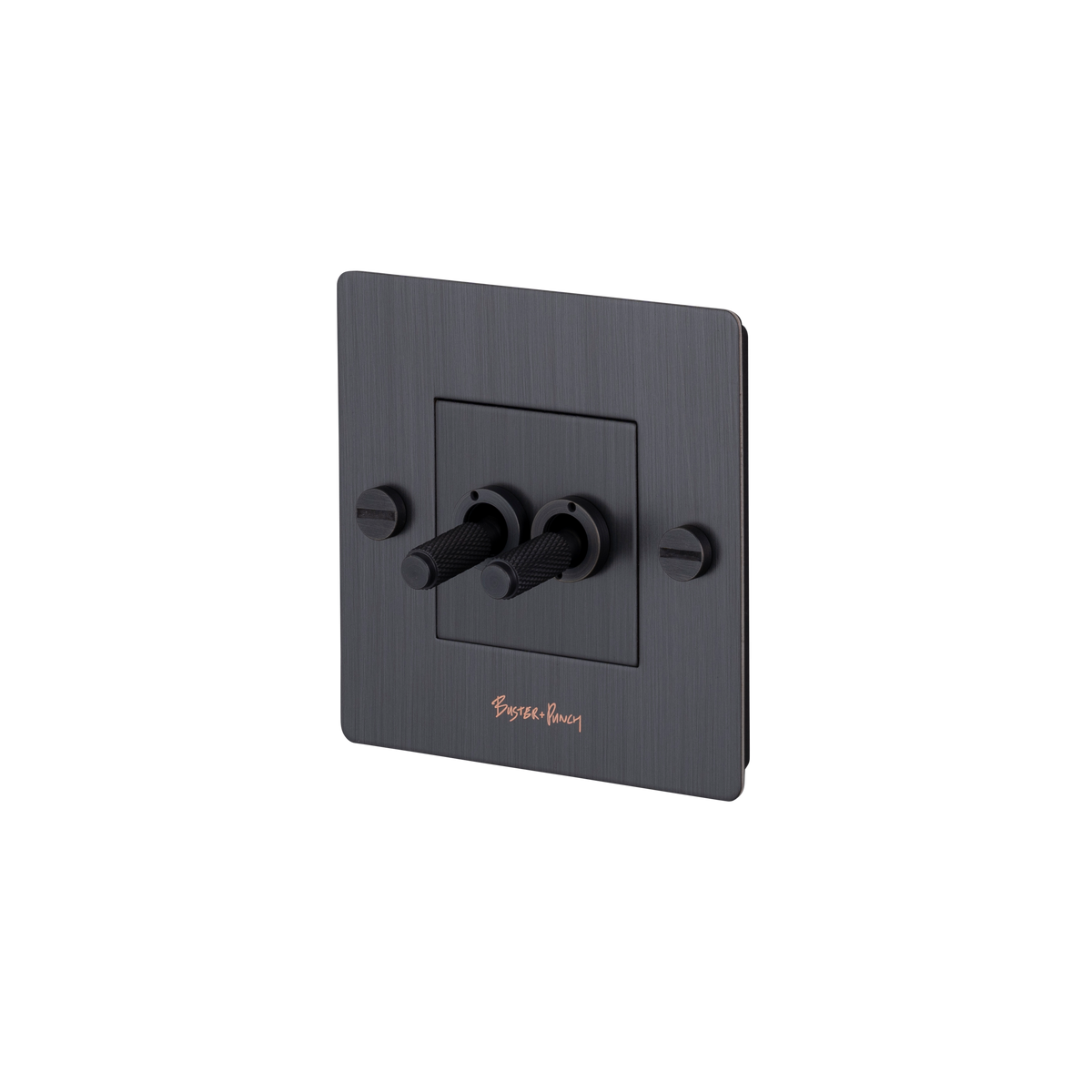 BUSTER + PUNCH® EU | 1G Dobbel impuls vippebryter | Smoked Bronze
