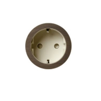 PRADO Socket 2.0 stikkontakt i Krem / Dark Bronze
