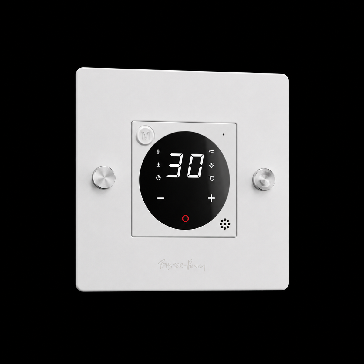 2HOME.NO - Termostat med gulvføler til Buster+Punch rammer - White - 2HOME.NO®