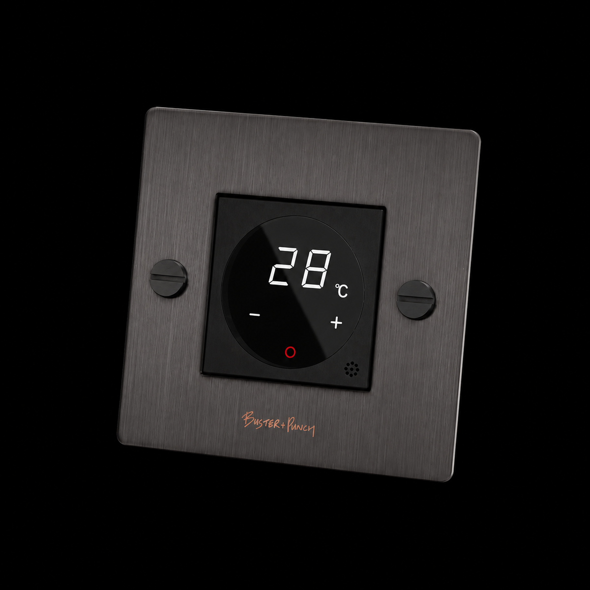 2HOME.NO - Termostat med gulvføler til Buster+Punch rammer - Black - 2HOME.NO®