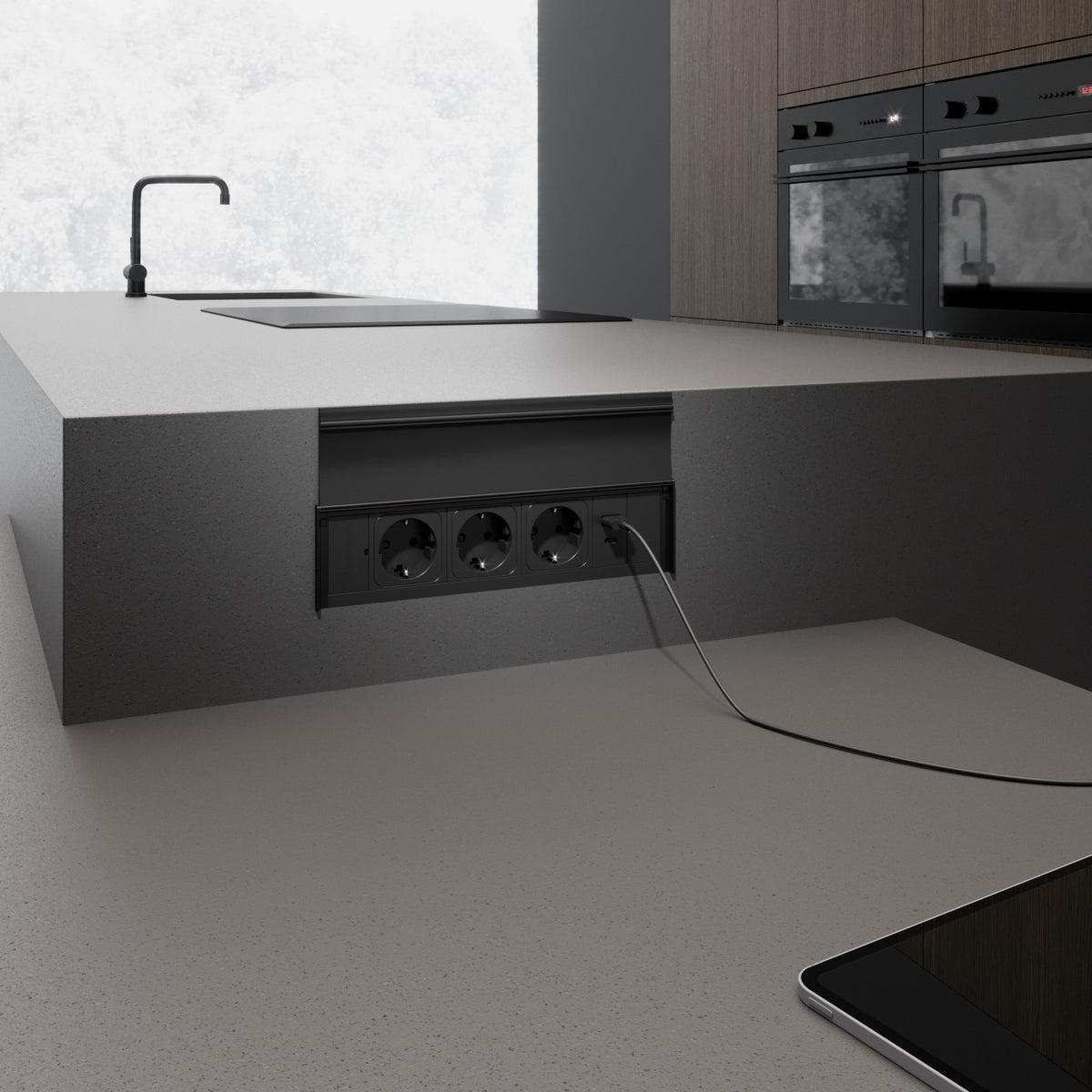 VERSALID | 3 STIKK + 2 USB C+C - 47W | MATT SORT