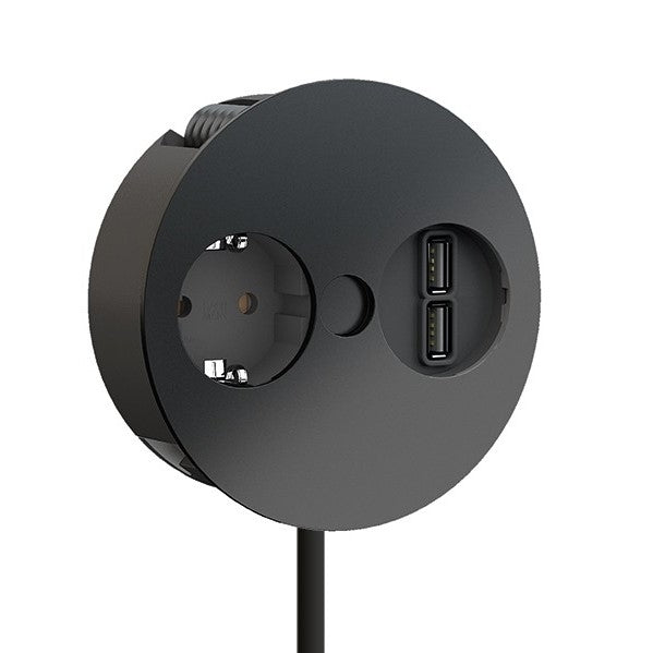 TWIST 1 1 STIKK + 2 USB-A | MATT SORT