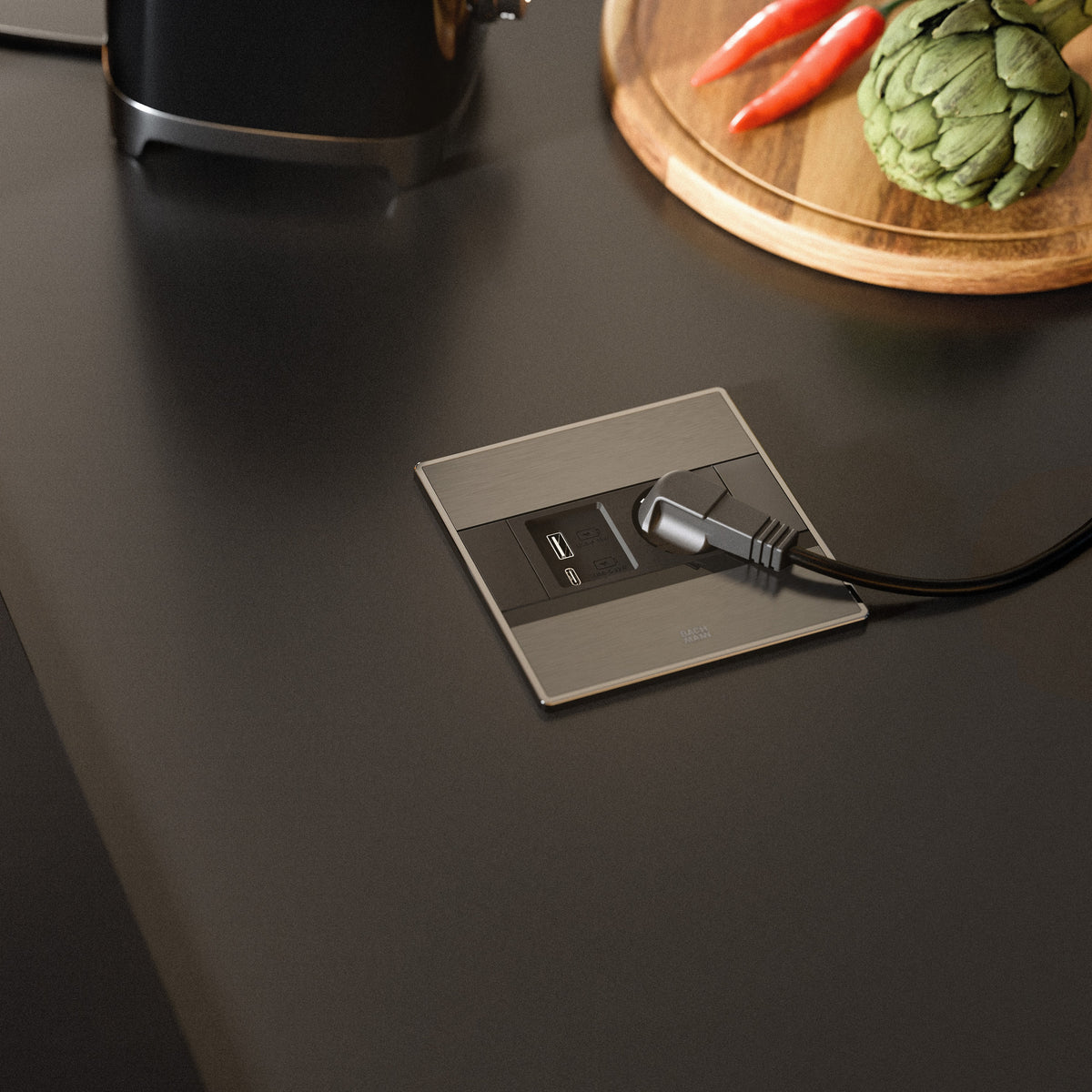 SENSE | 1 STIKK + 2 USB A+C (22W) | MATT SORT