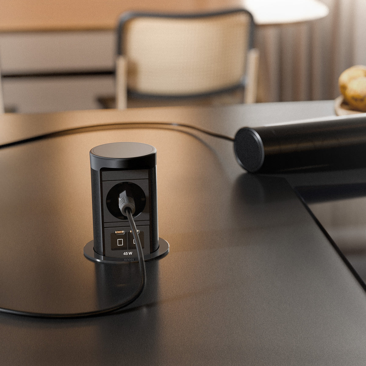 ELEVATOR 2 | 1 STIKK + 2 USB-C (45W) | MATT SORT