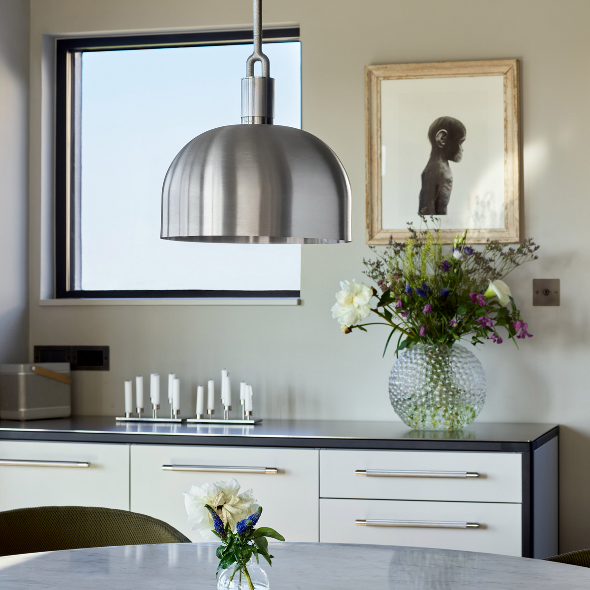 FORKED PENDANT / SHADE - Large - Steel - bilde 3