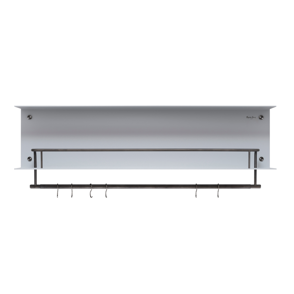 BUSTER + PUNCH® - HANGER SHELF - HYLLE - 1150 mm x 370 X 234 mm - STONE / GUN METAL - bilde 2