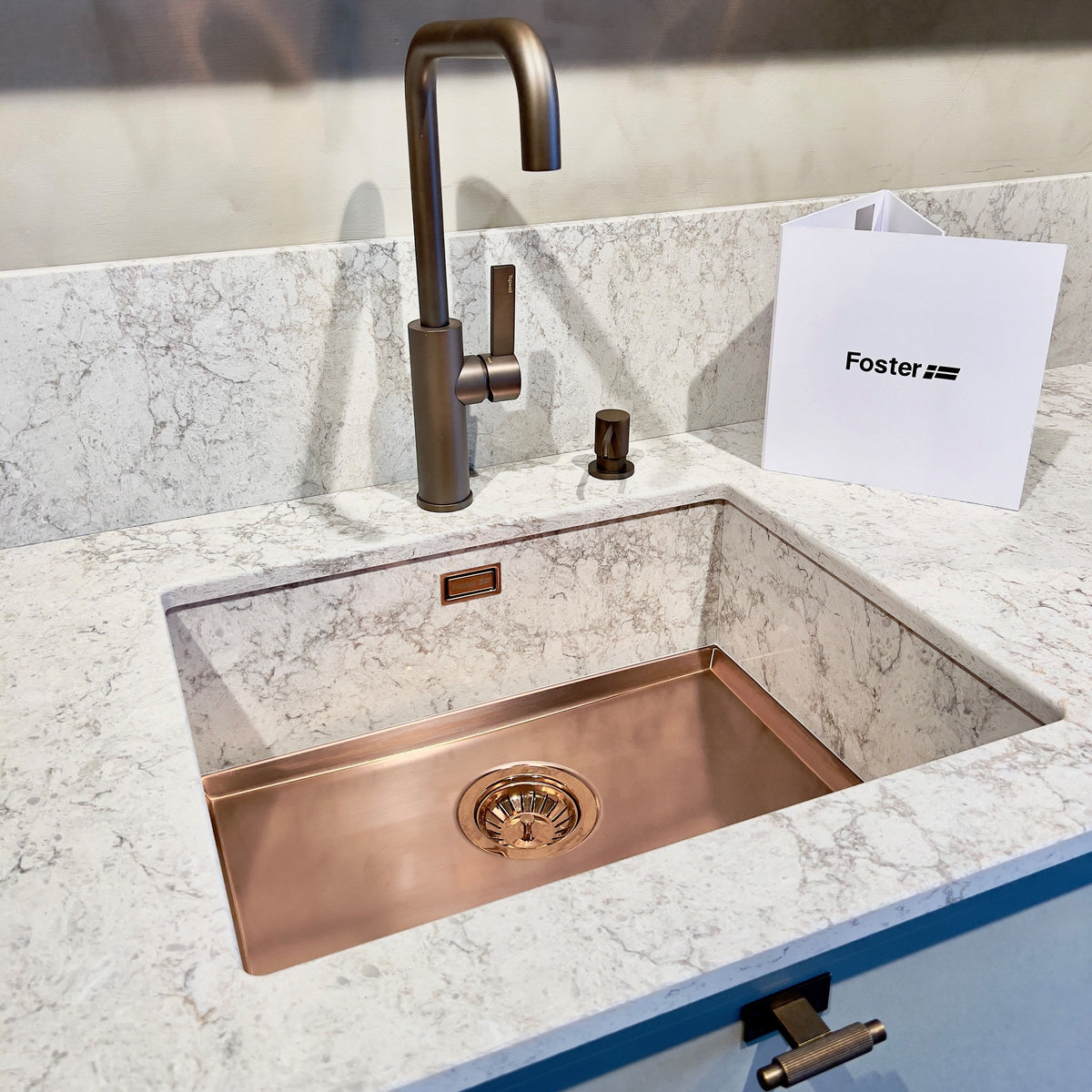 Kjøkkenvask bunn til Stein, Dekton eller Corian - 710x400x20mm - Phantom Base - KOBBER