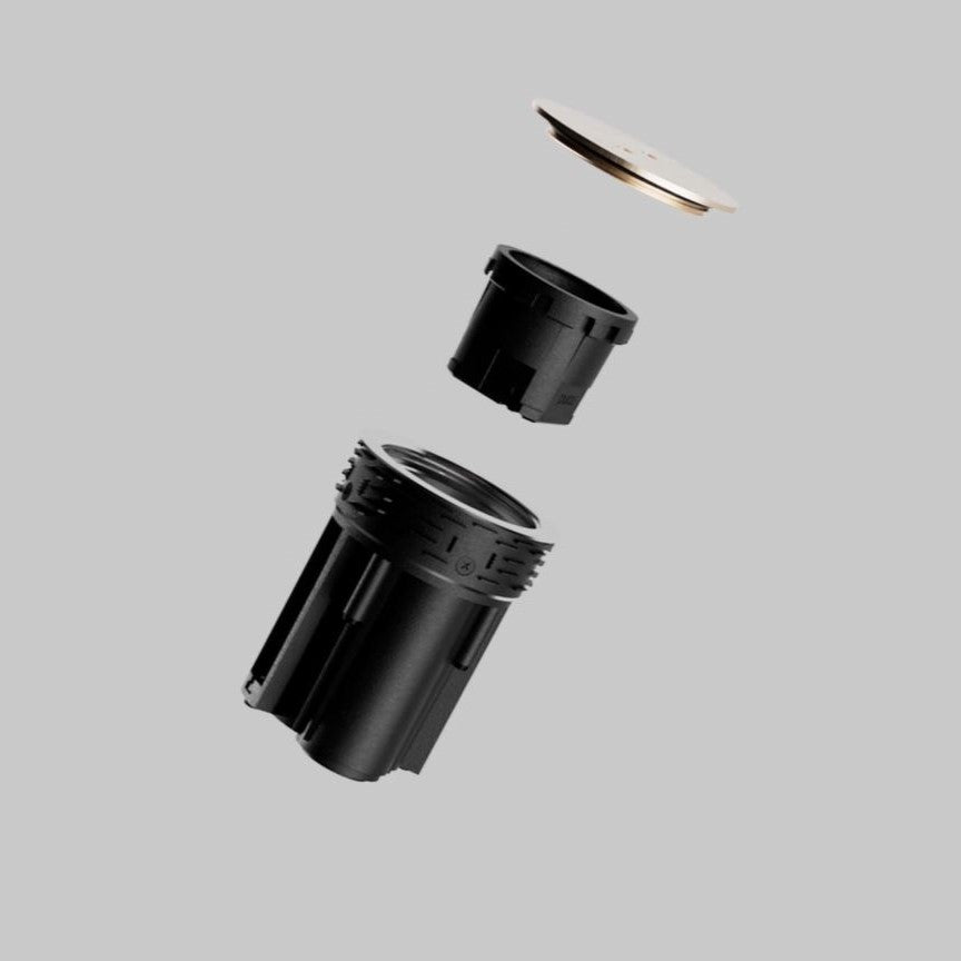PRADO | ROND GULVBOKS FOR TREGULV - NEDFREST | 1 STIKK | BRUSHED CANON DE FUSIL DARK - bilde 3