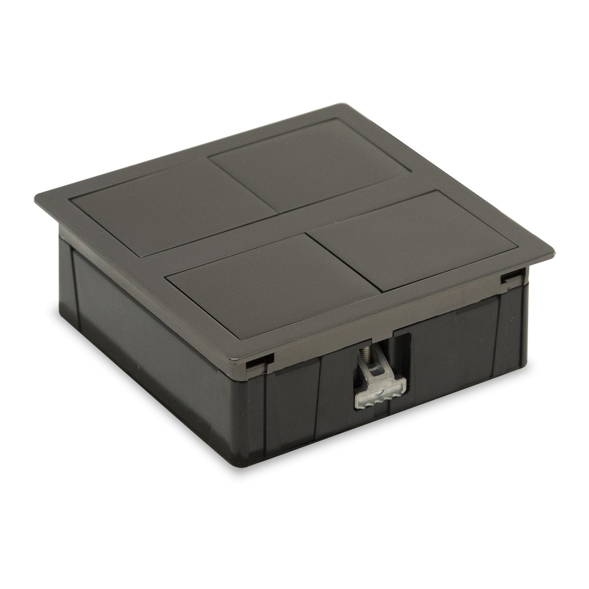 VERSAHIT DUAL | 1 STIKK + 2 USB (A+C) | IP54 | ANTRASITT GRÅ / PEWTER