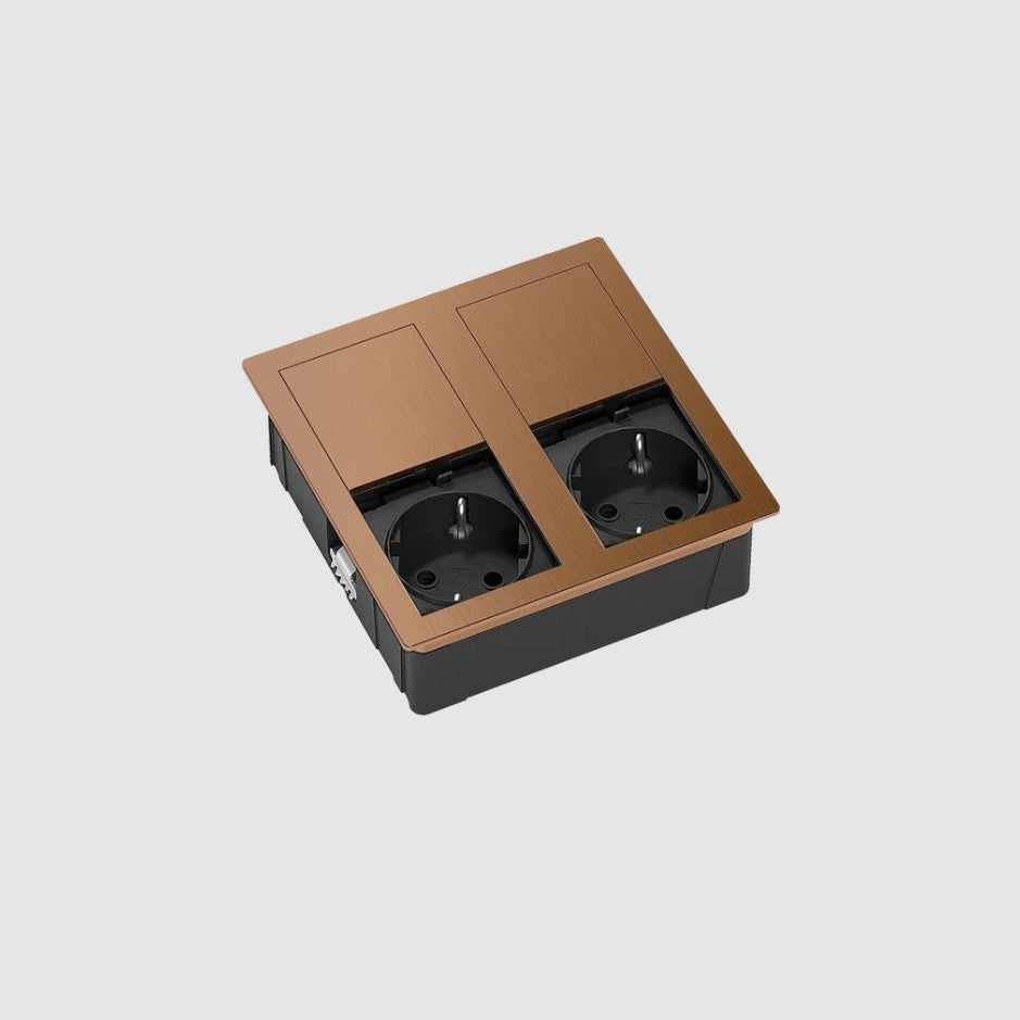 VERSAHIT DUAL | 2 STIKK | IP54 | BØRSTET KOBBER