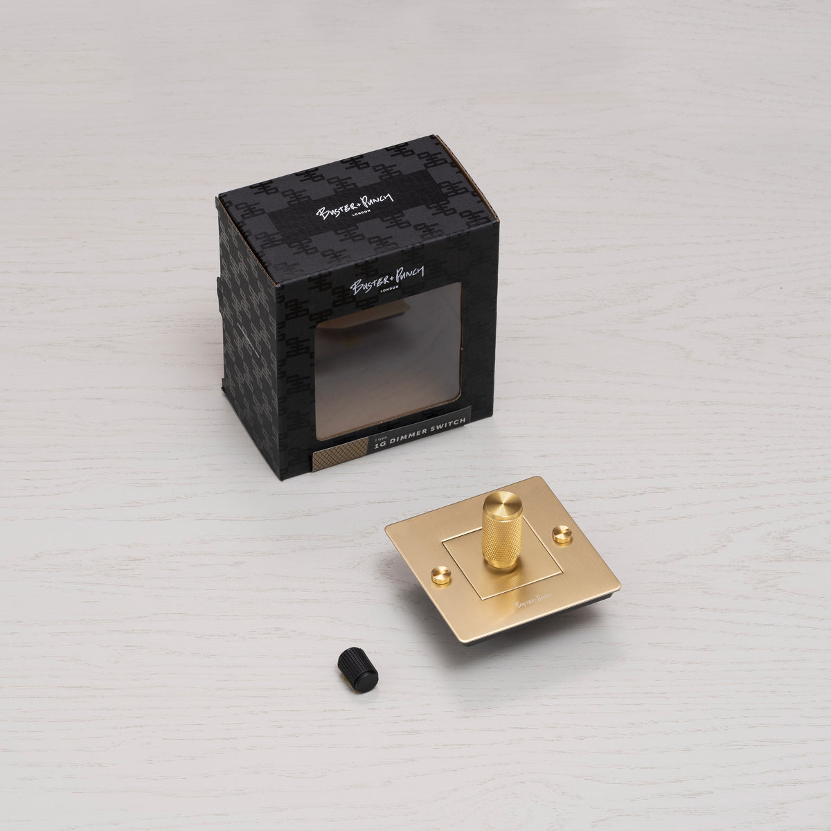 BUSTER + PUNCH® EU - 1G DIMMER / 250W LED / RETRACTIVE SWITCH COMPATIBLE ONLY - steel - bilde 3