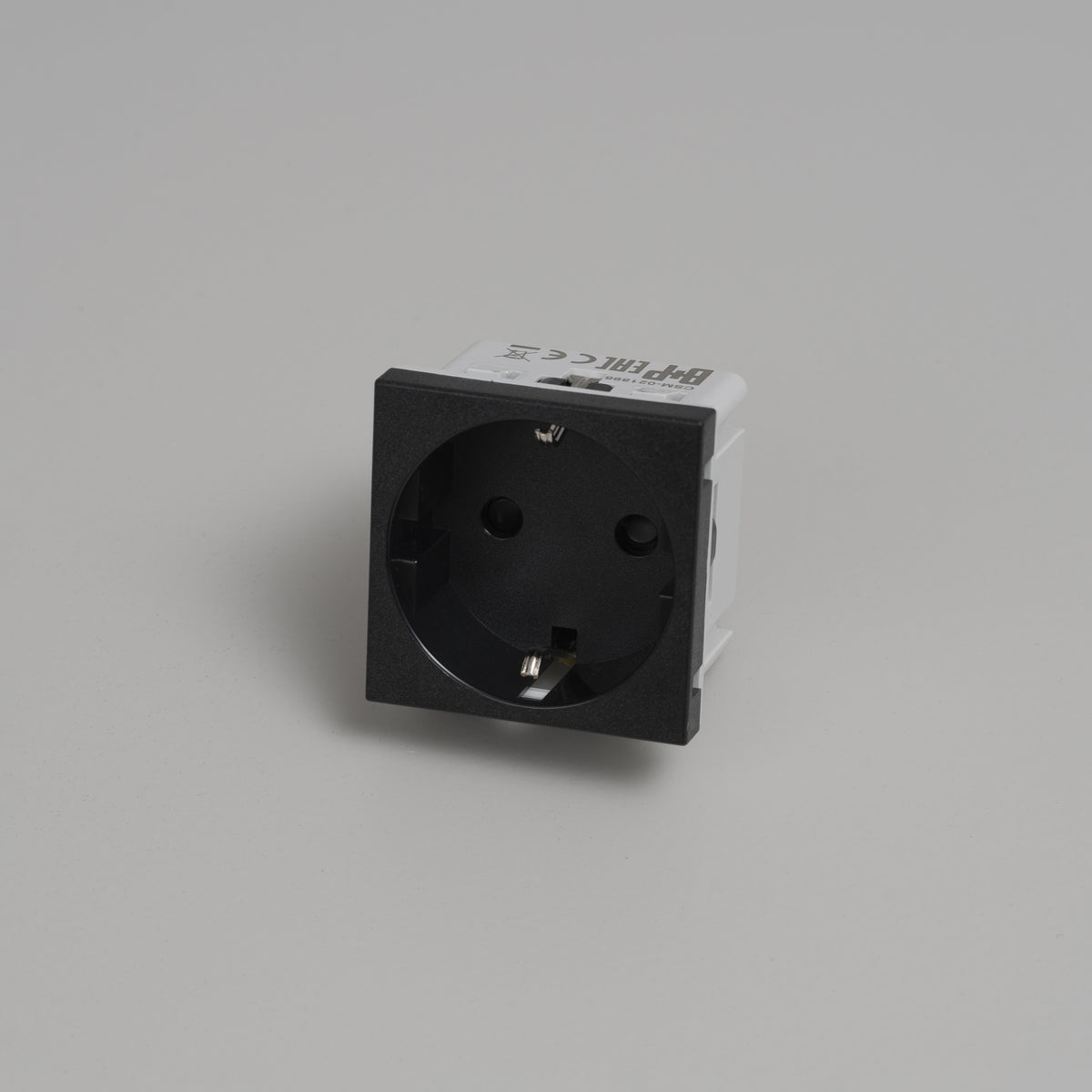 BUSTER + PUNCH® EU - SCHUKO SOCKET MODULE black