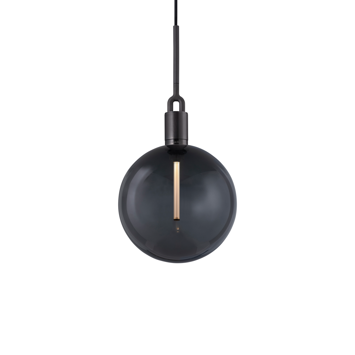 FORKED PENDANT / GLOBE / SMOKED - Large - Gun metal - bilde 3