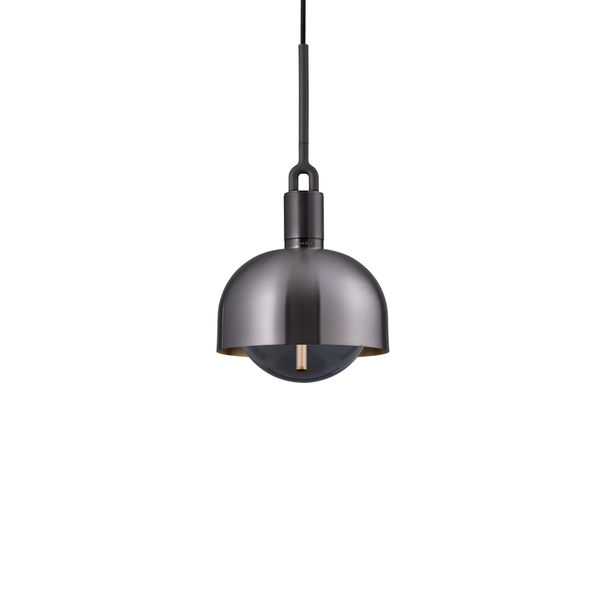FORKED PENDANT / SHADE / GLOBE / OPAL - Medium - Gun metal - bilde 4