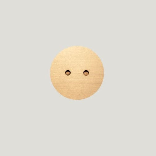 PRADO | ROND GULVBOKS FOR BETONGGULV | 1 STIKK | BRUSHED BRASS - bilde 2