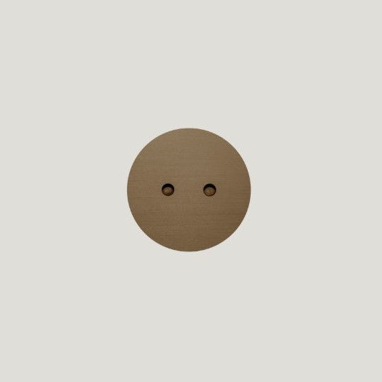 PRADO | ROND GULVBOKS FOR BETONGGULV | 1 STIKK | BRUSHED DARK BRONZE