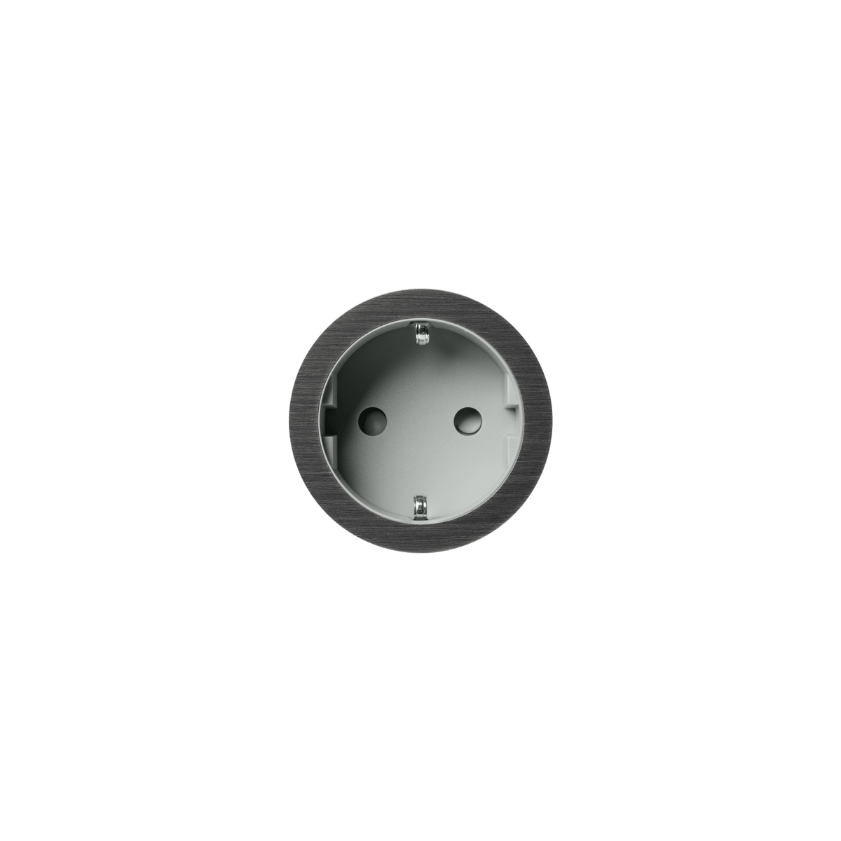PRADO | Socket 2.0 Type F – Tre/stein – Ø52 mm – Grey / Canon de Fusil Dark