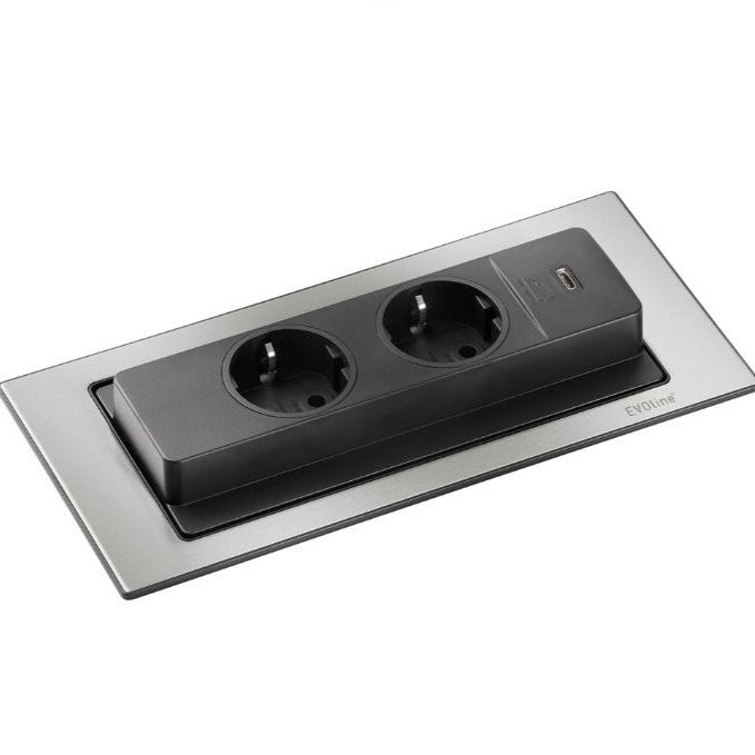 BACKFLIP | 2 STIKK + 1 USB-C | STAINLESS STEEL - bilde 2