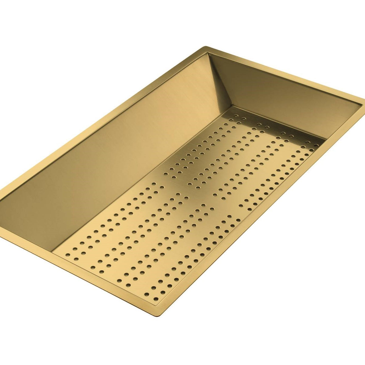 "QUOOKER-TESTET" VASK - TILBEHØR- SKYLLEKAR - BRASS